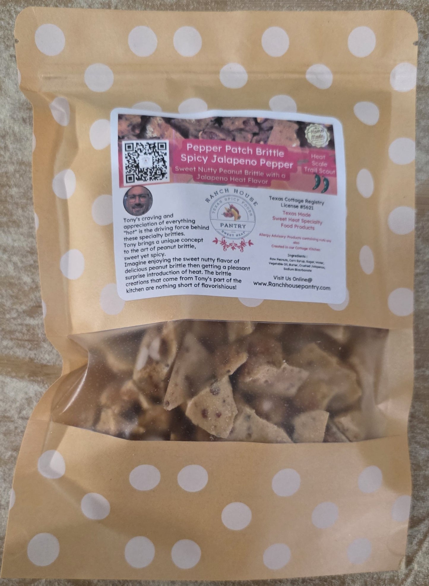 Jalapeno Blended Peanut Brittle